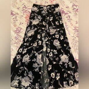 XXS wild fable button down skirt floral